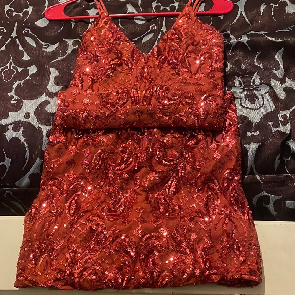Sparkly Red Dress